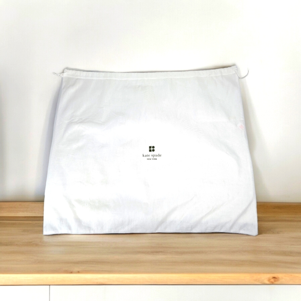 Kate Spade Dust Bag - 22" W x 19.5" H - White